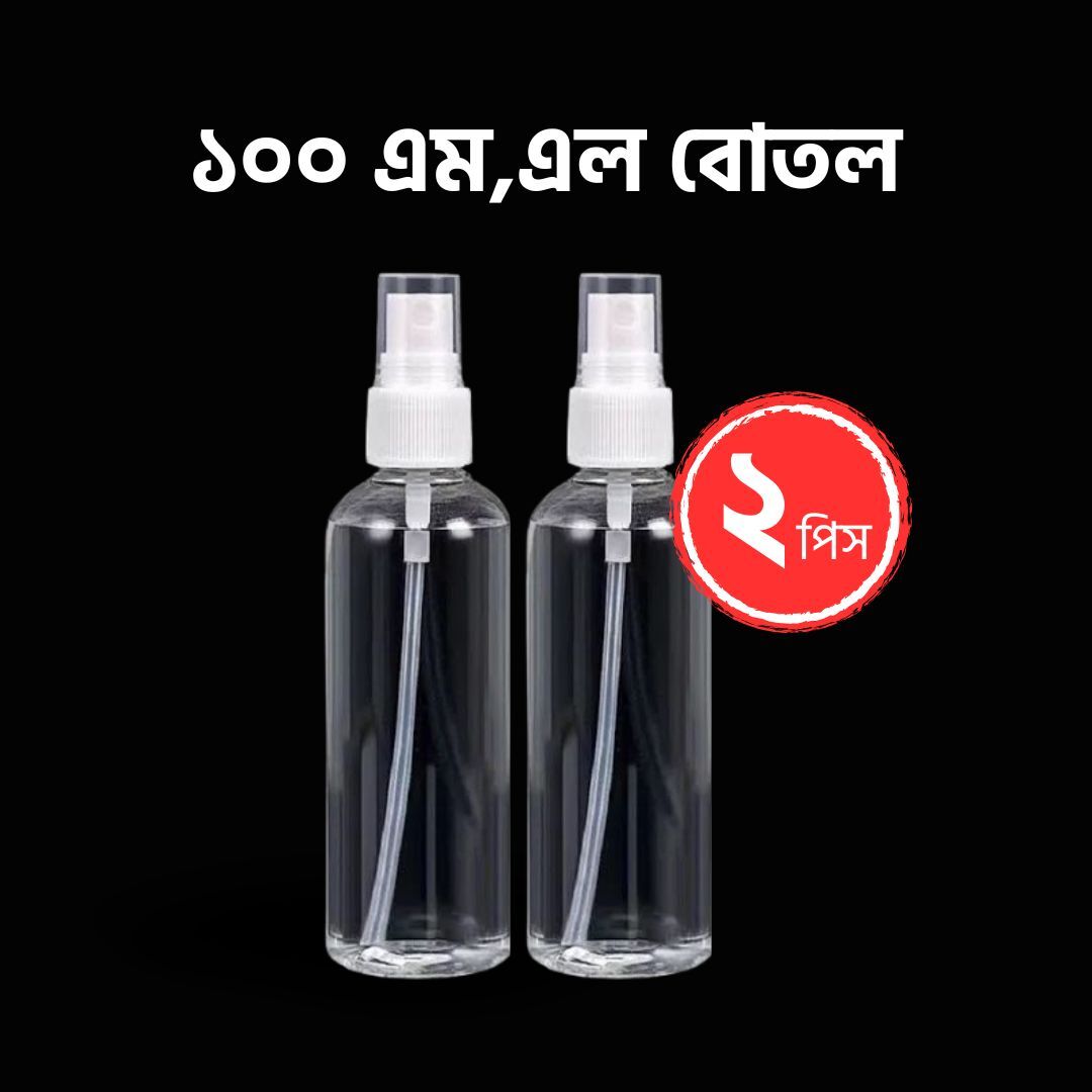 100ml Clear PET Spray Bottle