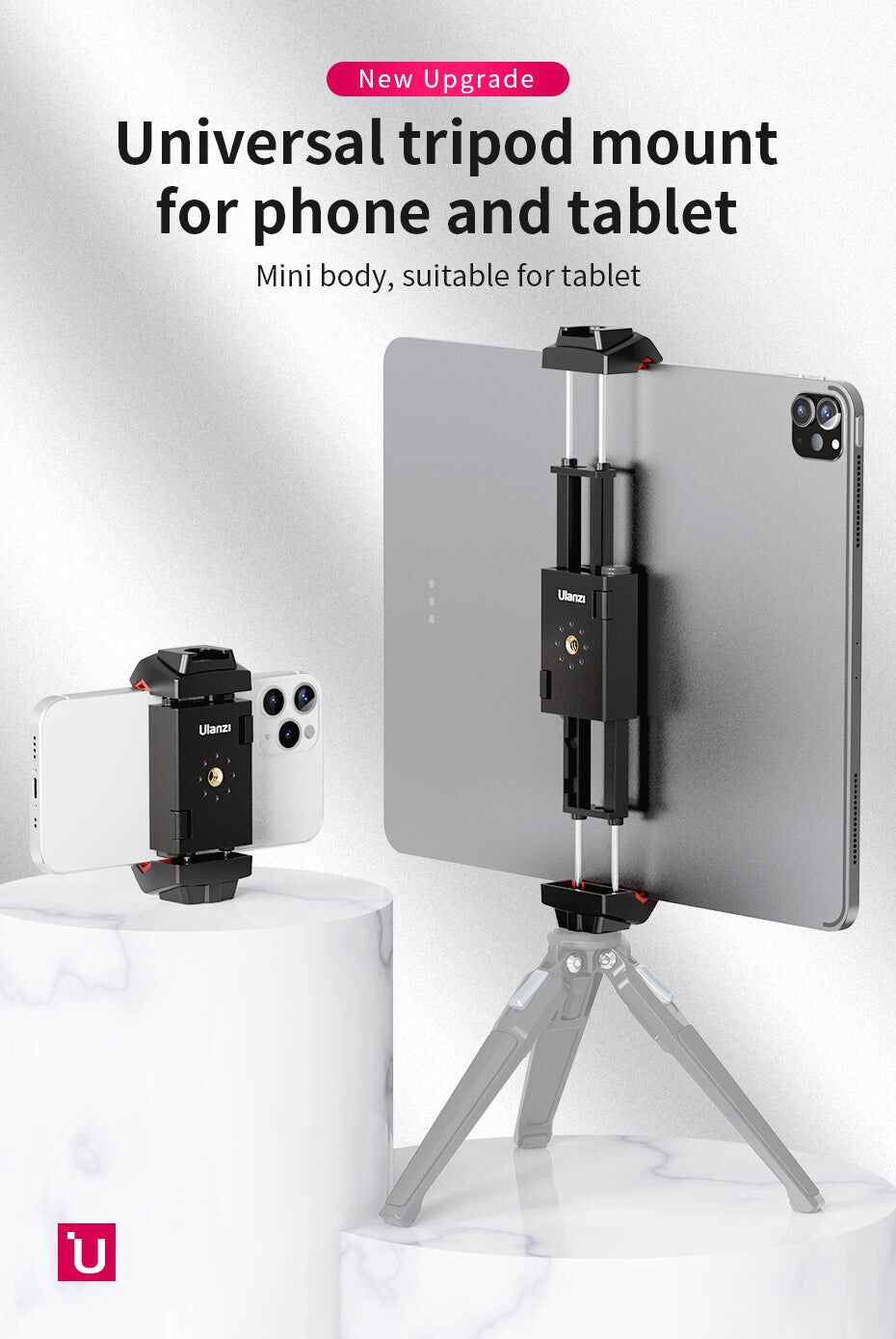 Ulanzi ST-29 Tripod Mount Universal for Tablet and Phone Holder - Image 2