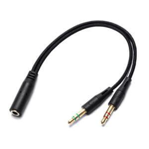 3.5mm AUX Audio Mic Splitter