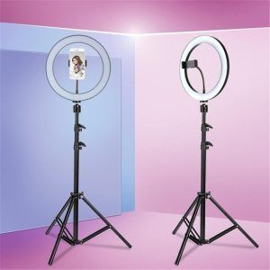 10 Inch Led Ring Light with-6-feet-height-tripod-stand