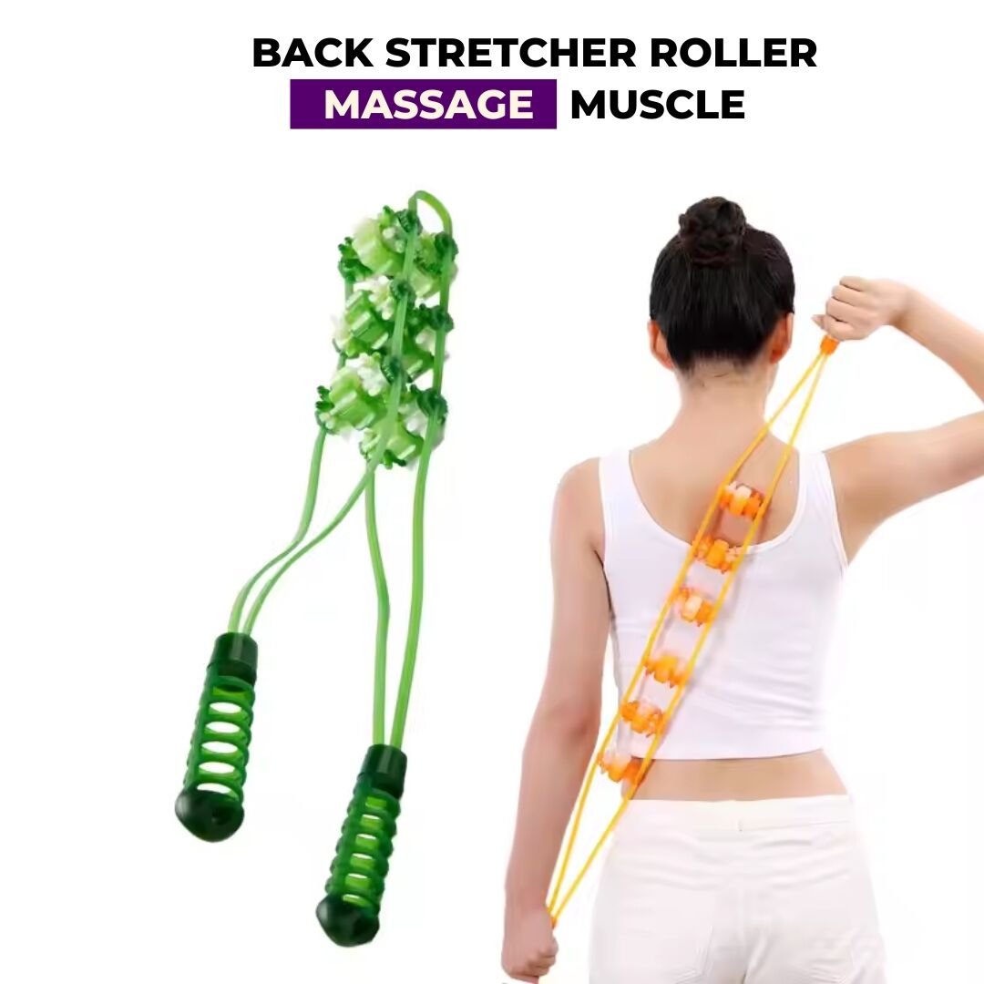 Back Stretcher Roller Massage Muscle - Image 2